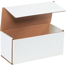 11 x 5 x 5" White Corrugated Mailers image