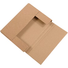 11 1/8 x 8 5/8 x 1" Kraft Easy-Fold Mailers image