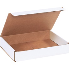 11 x 8 x 2" White Corrugated Mailers image