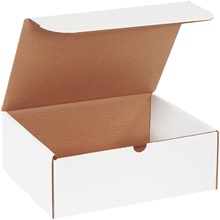 11 1/8 x 8 3/4 x 4" White Literature Mailers image