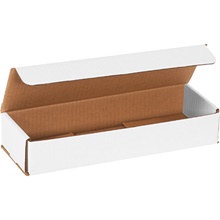 12 x 4 x 2" White Corrugated Mailers image