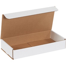 12 x 6 x 2" White Corrugated Mailers image