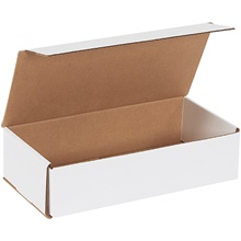 12 x 6 x 3" White Corrugated Mailers image