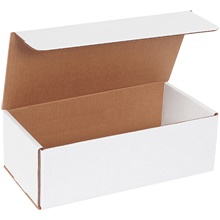 12 x 6 x 4" White Corrugated Mailers image