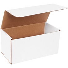 12 x 6 x 6" White Corrugated Mailers image