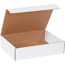 12 1/8 x 9 1/4 x 3" White Literature Mailers image