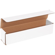 14 x 3 x 3" White Corrugated Mailers image