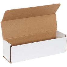 14 x 4 x 4" White Corrugated Mailers image