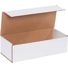 14 x 6 x 4" White Corrugated Mailers image