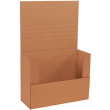 15 x 11 1/8 x 6" Kraft Easy-Fold Mailers image