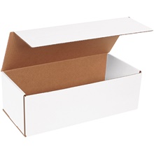 15 x 7 x 5" White Corrugated Mailers image