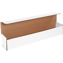 24 x 4 x 4" White Corrugated Mailers image