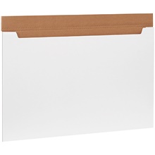 36 x 24 x 1/4" White Jumbo Fold-Over Mailers image