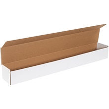 36 1/4 x 4 7/8 x 4" White Corrugated Mailers image