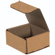 4 x 4 x 2" Kraft Corrugated Mailers image