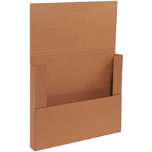 17 1/8 x 14 1/8 x 2 Kraft Easy-Fold Mailers image