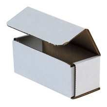 5 x 2 x 2" White Corrugated Mailers image