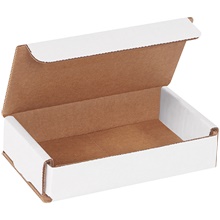 5 x 3 x 1" White Corrugated Mailers image