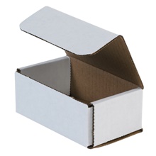 5 x 3 x 2" White Corrugated Mailers image