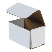 5 x 3 x 3" White Corrugated Mailers image