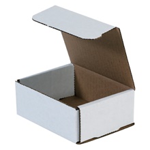 5 x 4 x 2" White Corrugated Mailers image