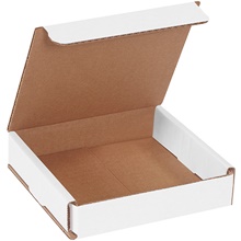 5 x 5 x 1" White Corrugated Mailers image