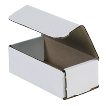 6 x 3 5/8 x 2" White Corrugated Mailers image