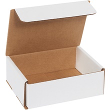 6 x 5 x 2" White Corrugated Mailers image