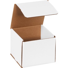 6 x 6 x 5" White Corrugated Mailers image