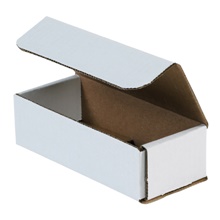 7 x 3 x 2" White Corrugated Mailers image