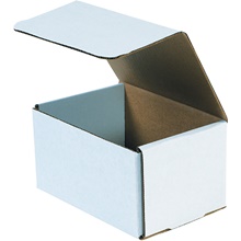 7 x 5 x 4" White Corrugated Mailers image