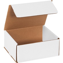 7 x 6 x 3" White Corrugated Mailers image