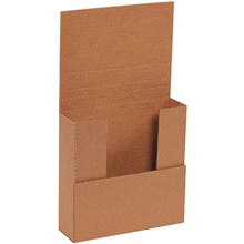7 1/2 x 7 1/2 x 2" Kraft Easy-Fold Mailers image