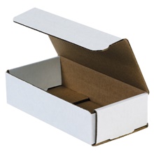 8 x 4 x 2" White Corrugated Mailers image