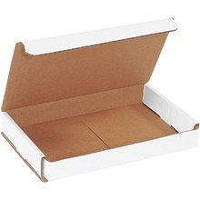 8 x 5 x 1" White Corrugated Mailers image