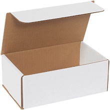 8 x 5 x 3" White Corrugated Mailers image