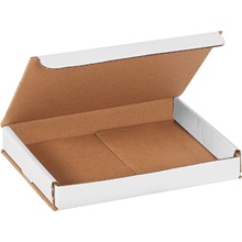 8 x 6 x 1" White Corrugated Mailers image