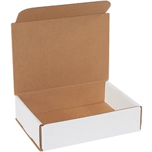 8 x 6 x 2" White Corrugated Mailers image