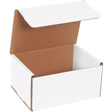 8 x 6 x 4" White Corrugated Mailers image