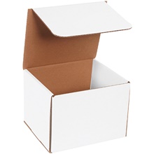 8 x 7 x 6" White Corrugated Mailers image