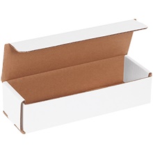 9 x 3 x 2" White Corrugated Mailers image