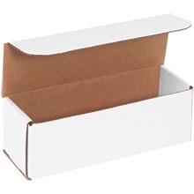 9 x 3 x 3" White Corrugated Mailers image