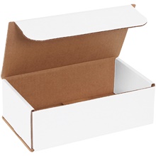 9 x 5 x 3" White Corrugated Mailers image