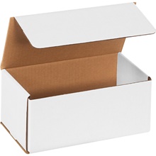 9 x 5 x 4" White Corrugated Mailers image