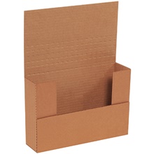 9 5/8 x 6 5/8 x 2 1/2" Kraft Easy-Fold Mailers image