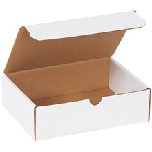 9 x 6 1/2 x 2 3/4" White Literature Mailers image