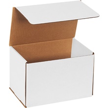 9 x 6 x 6" White Corrugated Mailers image