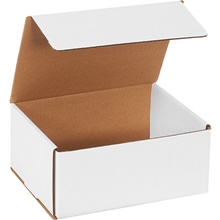 9 x 7 x 4" White Corrugated Mailers image