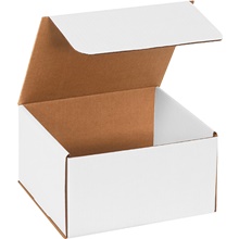 9 x 8 x 5" White Corrugated Mailers image