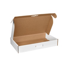 24 x 14 x 4" White Corrugated Carrying Cases image